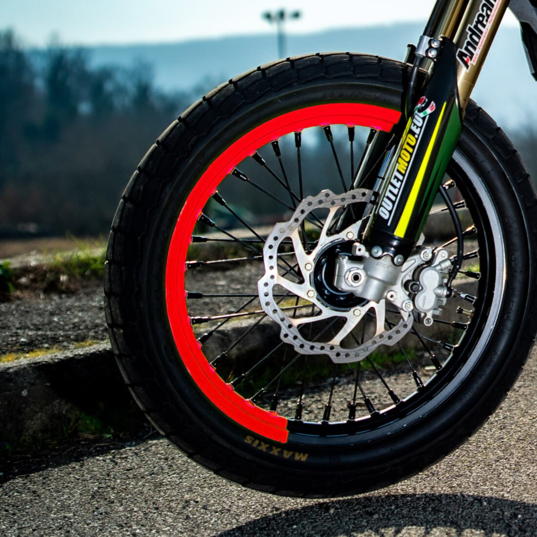 Adesivi Cerchi Motard Bicolor
